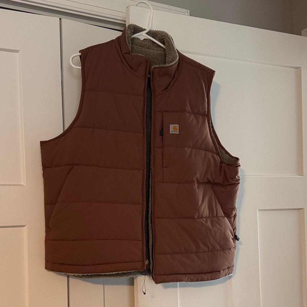Carhartt Brown Puffer Vest